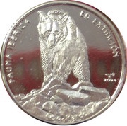10 Pesos Cantabrian Brown Bear, Cuba, 2004 reverse image