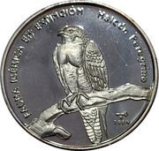 10 Pesos Peregrine Falcon, Cuba, 2004 reverse image
