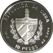 10 Pesos Tabaco Cubano obverse image