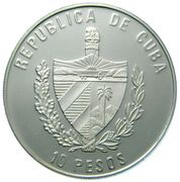 10 Pesos Solenodon Cubano obverse image
