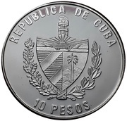 10 Pesos 29th. Summer Olympic Games 2008 obverse image