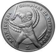10 Pesos 29th. Summer Olympic Games 2008, Cuba, 2006 reverse image