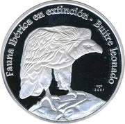 10 Pesos Buitre Leonado, Cuba, 2007 reverse image