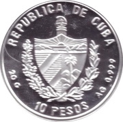 10 Pesos Raul and Fidel Castro obverse image