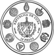 10 Pesos Moneda Obsidional obverse image