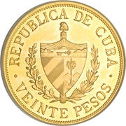20 Pesos José Martí obverse image