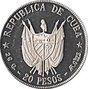 20 Peso Ignacio Agramonte obverse image