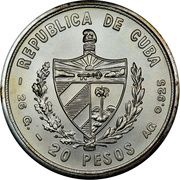 20 Pesos Nonaligned Nations Conference obverse image