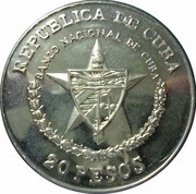 20 Pesos March Towards Victory obverse image