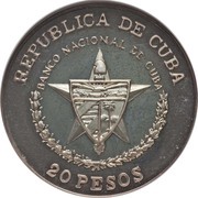 20 Pesos First Cuban Railroad obverse image