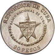 20 Pesos Assault to the Moncada Garrison obverse image