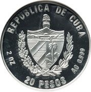 20 Pesos Previous coinage obverse image