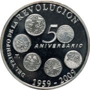 20 Pesos Previous coinage, Cuba, 2009 reverse image