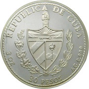 30 Pesos Pinzón Brothers obverse image