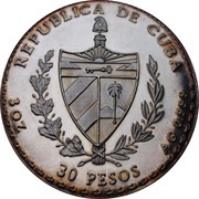 30 Pesos Hatuey obverse image