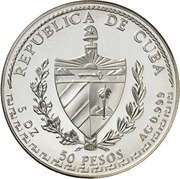 50 Pesos Bartolome de las Casas obverse image