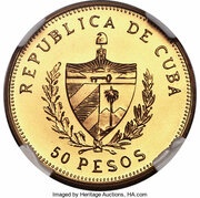 50 Pesos Homeland and Freedom obverse image