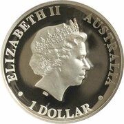 1 Dollar - Elizabeth II 4th Portrait - Koala - Silver Proof - High Relief obverse image