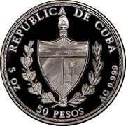 50 Pesos Christopher Columbus obverse image