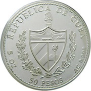 50 Pesos Queen Isabella obverse image