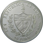50 Pesos Juan de la Cosa obverse image