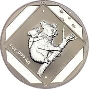 1 Dollar - Elizabeth II 4th Portrait - Koala Road Sign, Australia, 2014 reverse image