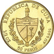 50 Pesos King Ferdinand obverse image