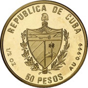 50 Pesos Volleyball obverse image