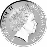 1 Dollar - Elizabeth II 4th Portrait - Silver Kangaroo obverse image