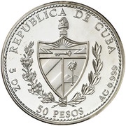 50 Pesos Saint George Palace obverse image