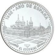 50 Pesos El Escorial, Cuba, 1992 reverse image