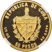 50 Pesos 40th. Moncada Anniversary obverse image