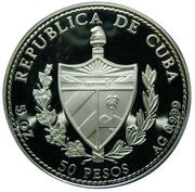 50 Pesos Spotted Eagle Ray obverse image