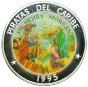 50 Pesos Sir Henry Morgan, Cuba, 1995 reverse image