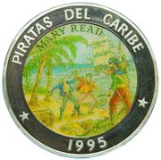 50 Pesos Mary Read, Cuba, 1995 reverse image