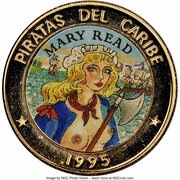 50 Pesos Mary Read, Cuba, 1995 reverse image