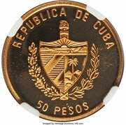 50 Pesos Captain Kidd obverse image