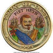 50 Pesos Piet Heyn, Cuba, 1995 reverse image