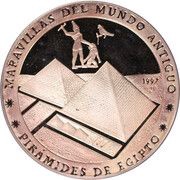 50 Pesos Pyramids of Egypt, Cuba, 1997 reverse image