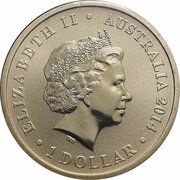 1 Dollar - Elizabeth II 4th Portrait - Young Collectors - Invisibility obverse image