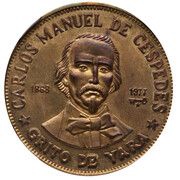 100 Pesos Carlos Manuel de Céspedes-Trial Strike reverse image