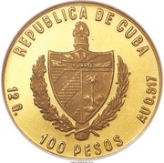 100 Pesos First Joint Space Flight obverse image