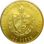 100 Pesos Niña obverse image