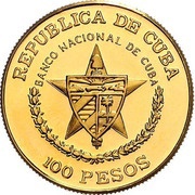 100 Pesos Camilo Cienfuegos obverse image