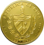 100 Pesos Christopher Columbus obverse image