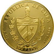 100 Pesos King Ferdinand obverse image