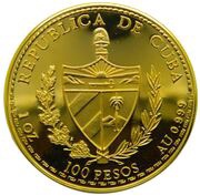 100 Pesos Hatuey obverse image