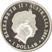 1 Dollar - Elizabeth II 4th Portrait - Stockman obverse image