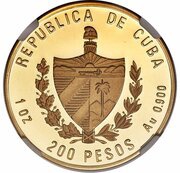 200 Pesos Chalicotherium obverse image