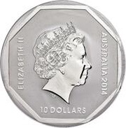 10 Dollars - Elizabeth II 4th Portrait - Koala Road Sign obverse image
